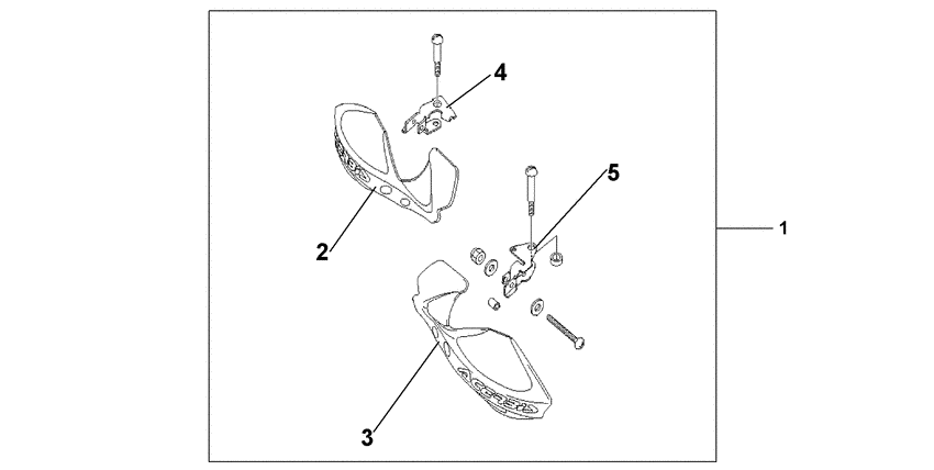 FMX650 Knuckle guard set