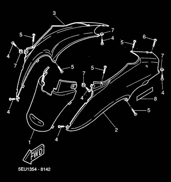 YH50 Боковые обтекатели