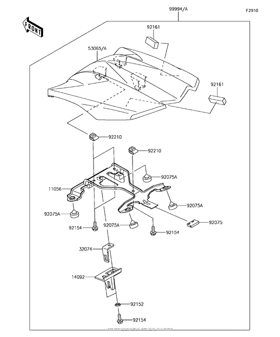 ZX1000 Accessory(Single Seat Cover)