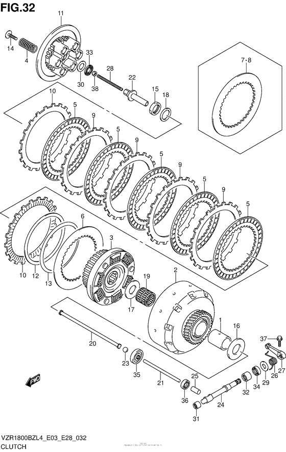 Clutch (Vzr1800Bzl4 E33)