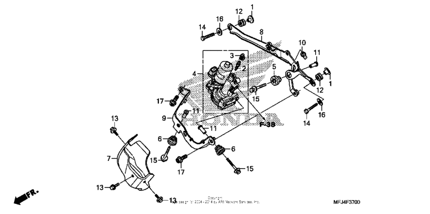 Front power unit (cbr600ra)