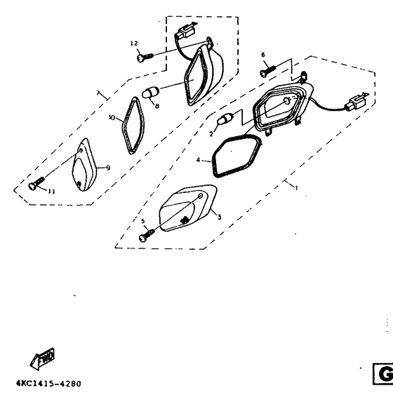 XC125 Поворотники