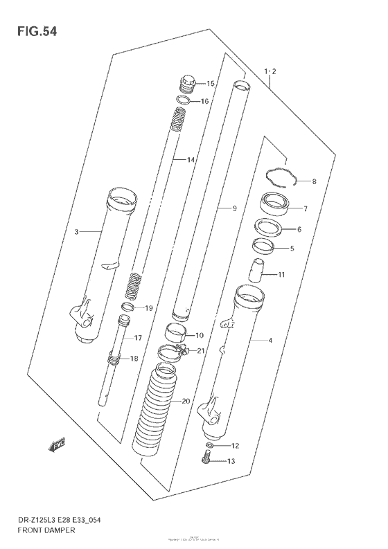 Front Damper (Dr-Z125L3 E28)