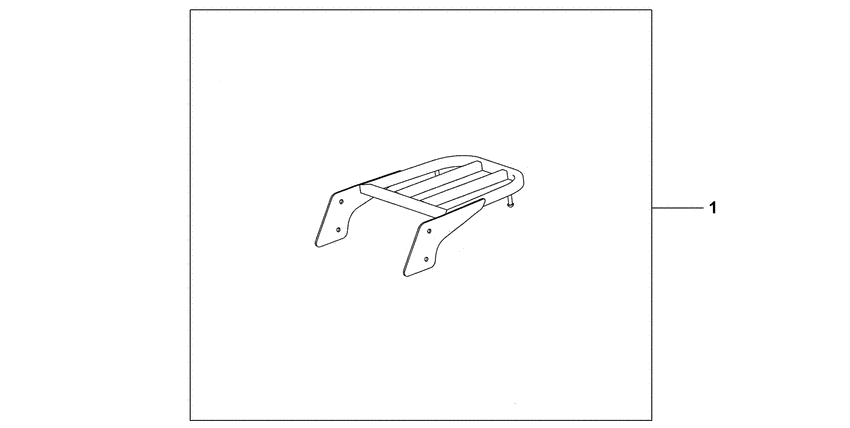 VT750C2F Rear carrier