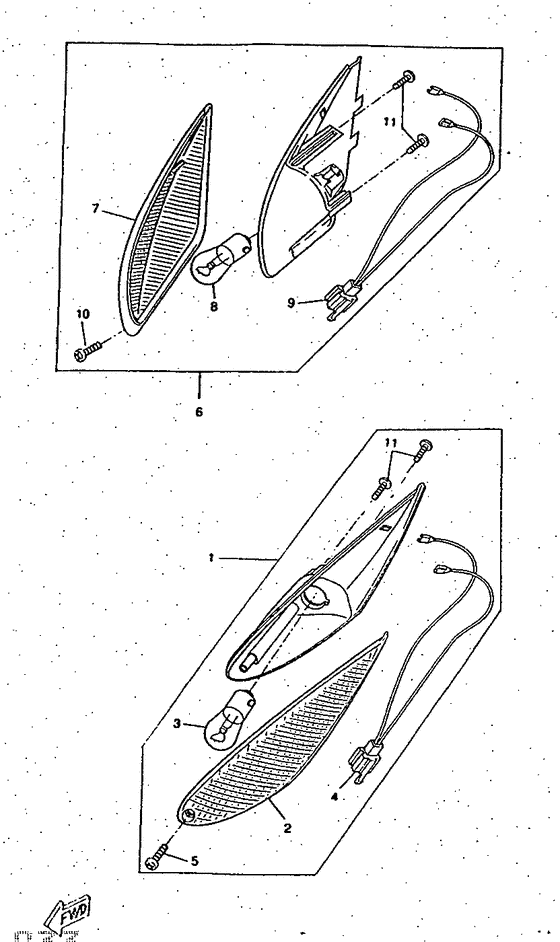 CW50RS Поворотники