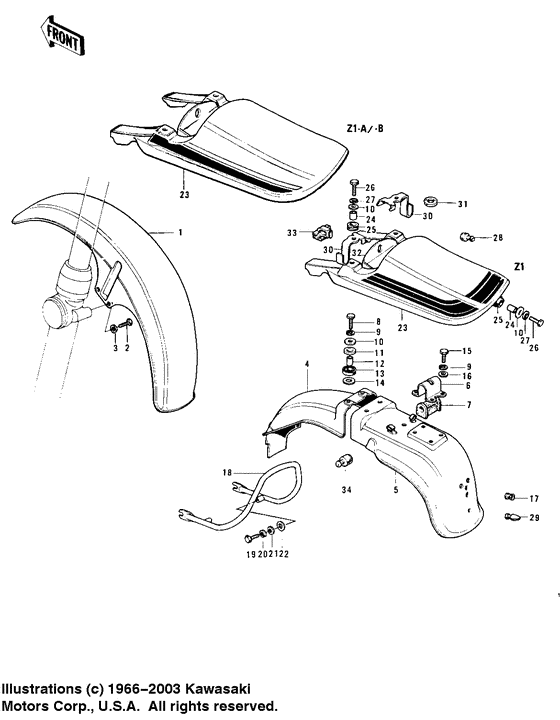 Fenders/seat cover