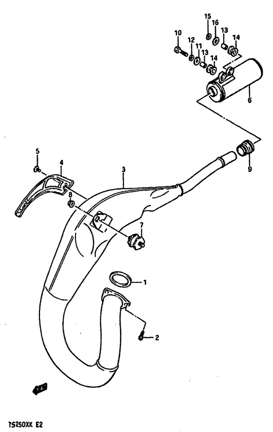 Muffler comp