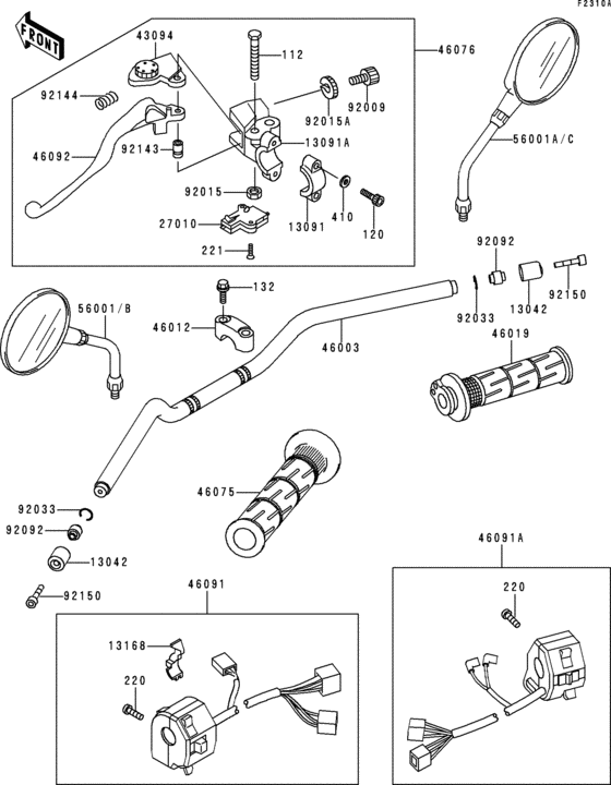 Handlebar(er500-b2-b4)