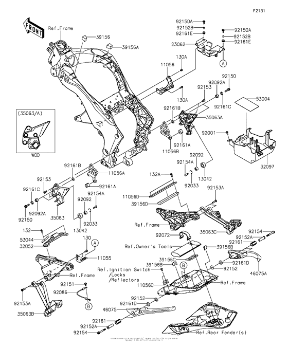 ZX1000 Frame Fittings(1 / 2)