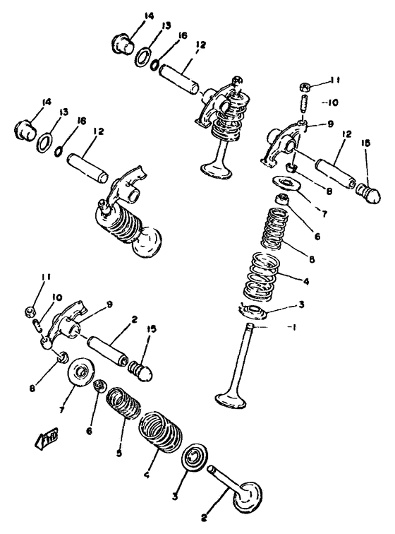Valve, rocker