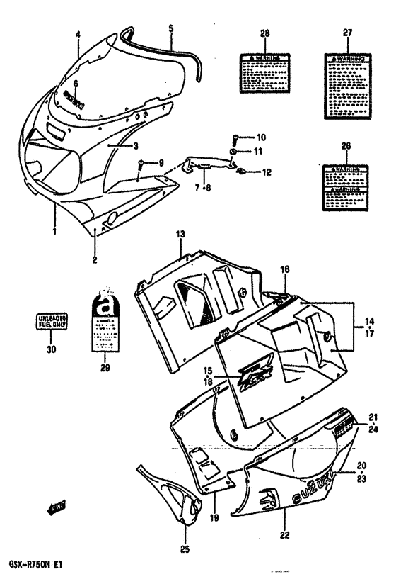 Cowling body
