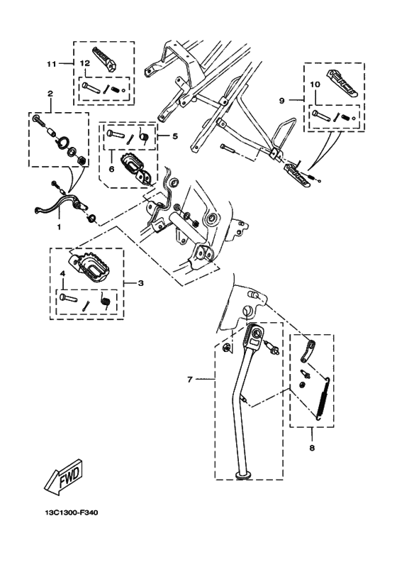 Stand & footrest