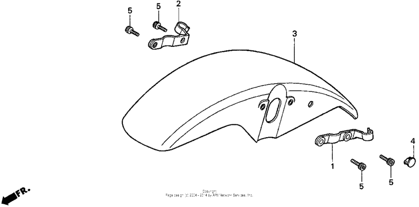 Front fender 97-98