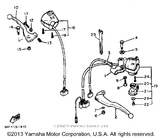 Handle switch-lever