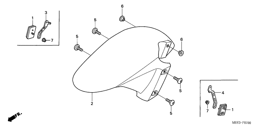 Переднее крыло