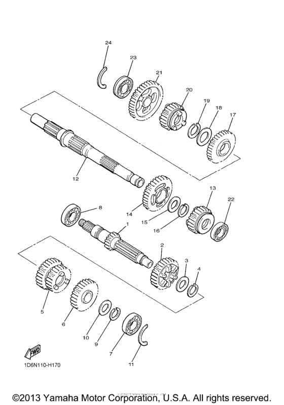 XVZ13TFSA Трансмиссия