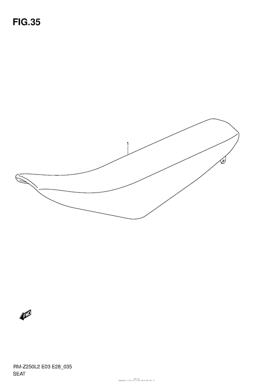 RM-Z250 Сиденье