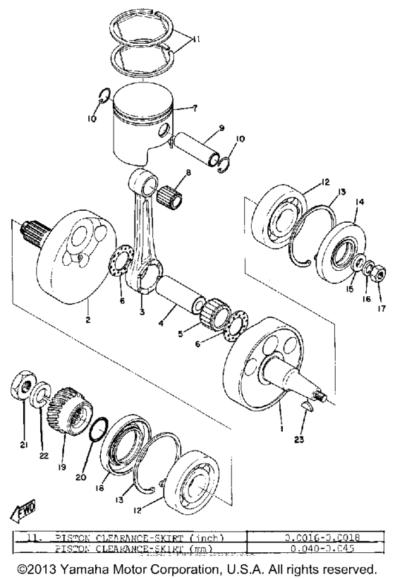 Crank shaft