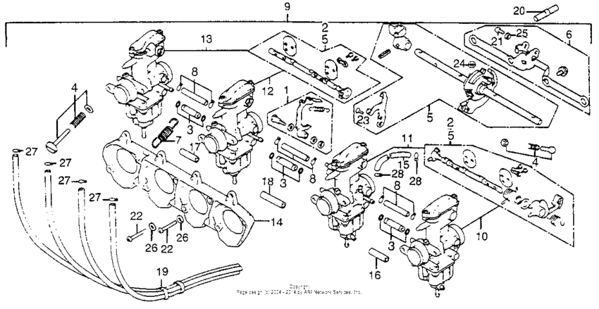 Carburetor assy. link