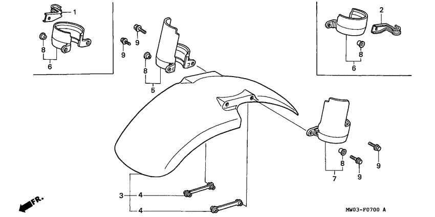  Переднее крыло