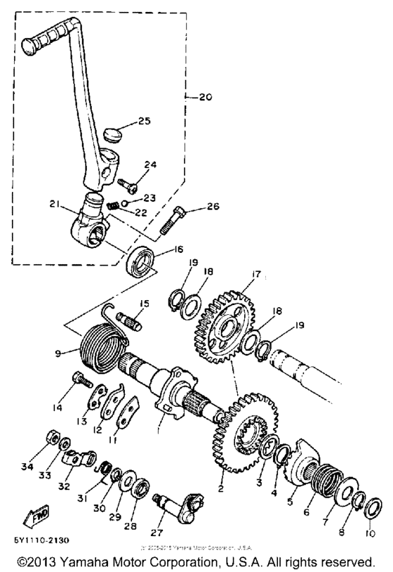 XT600T Стартер