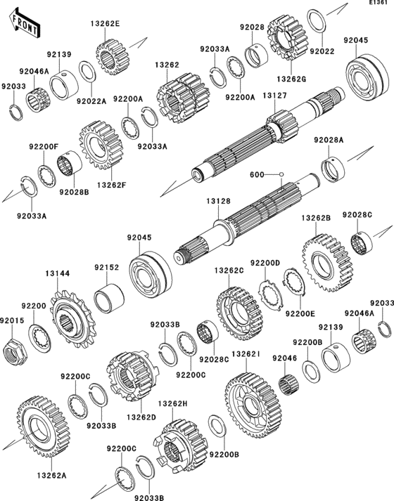 ZR800 Трансмиссия