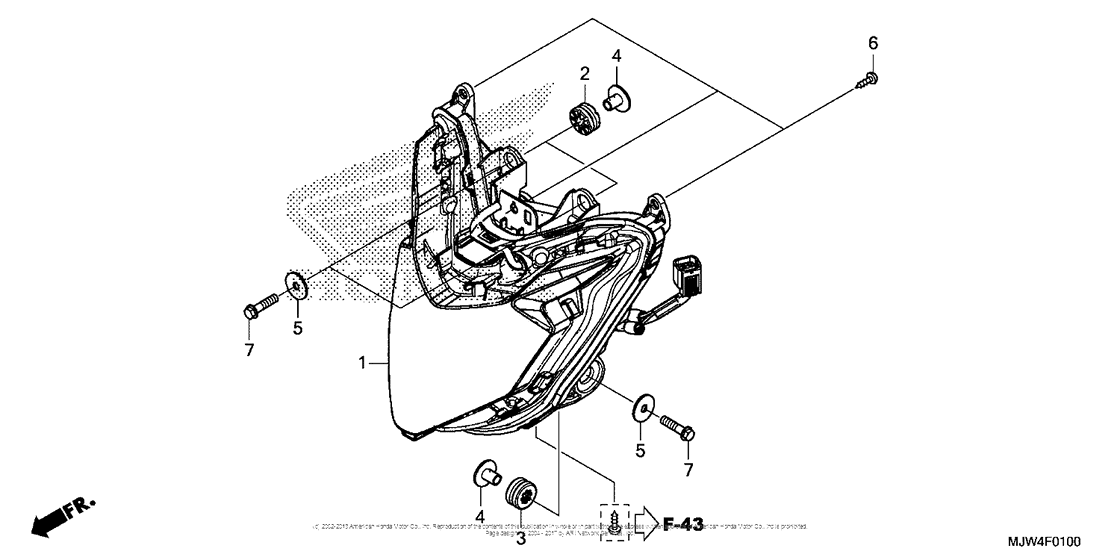 CB500X (ABS) Фара