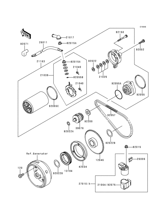 BJ250 Стартер