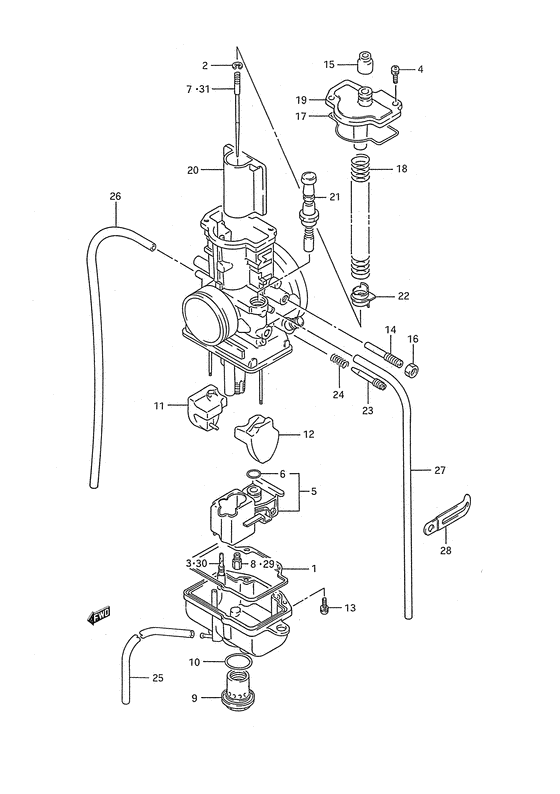 Carburetor assy