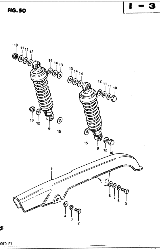 Chain case - shock absorber
