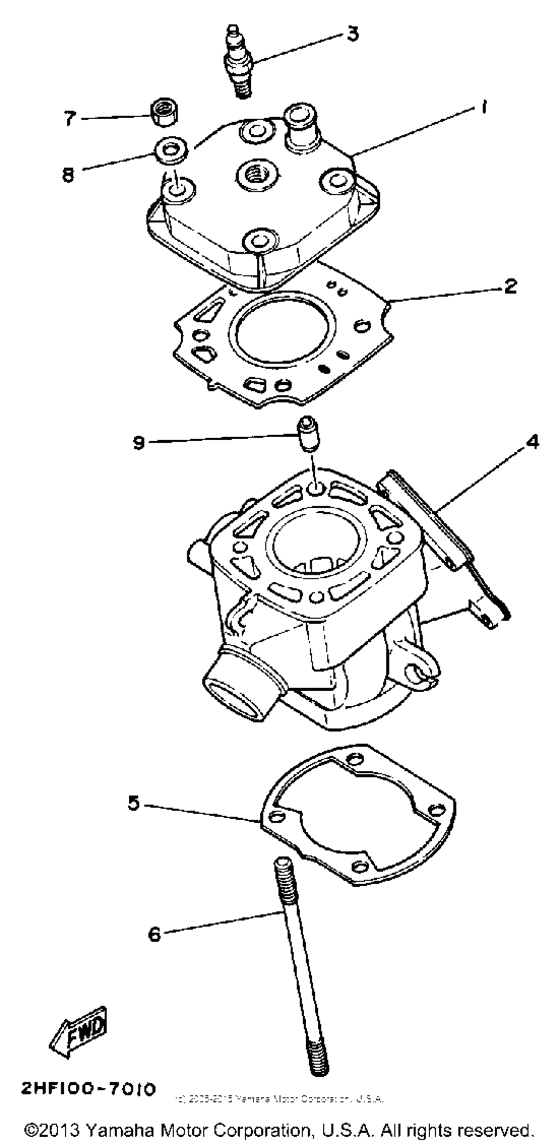 Cylinder head-cylinder