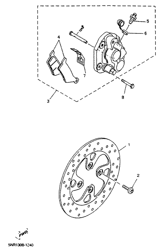 Front brakecaliper
