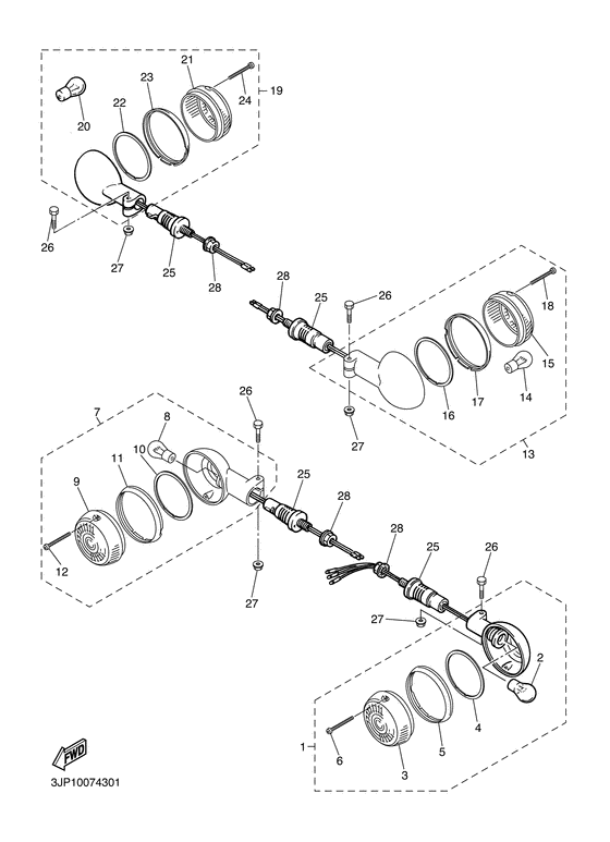VMX12 Поворотники
