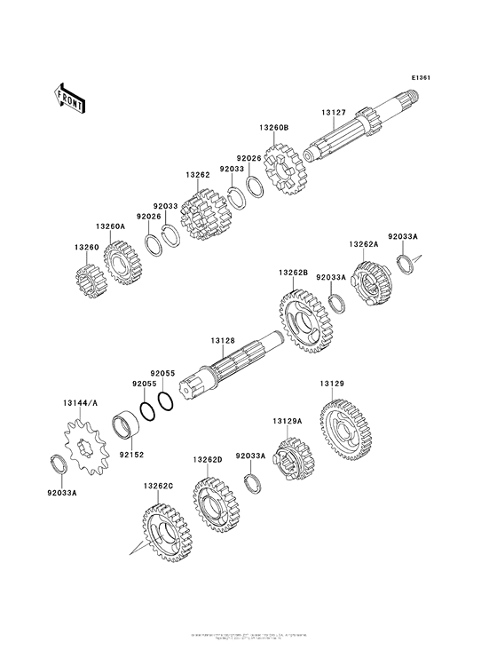 KX100 Трансмиссия