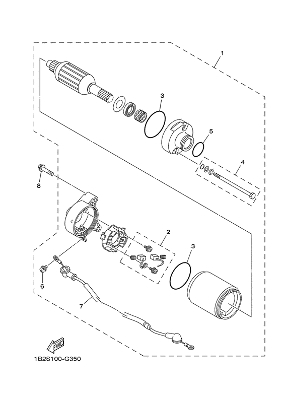 TTR125EY Стартер