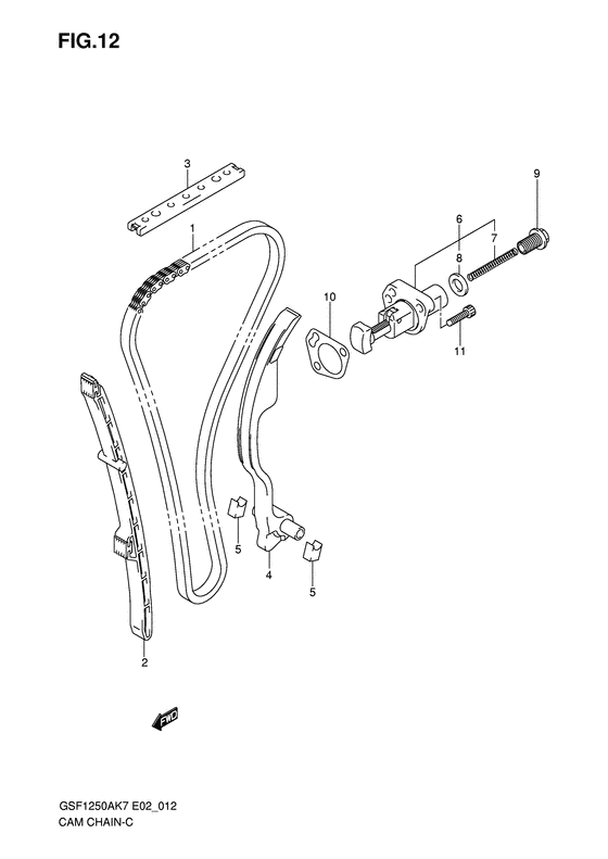 GSF1250 Держатель направляющей