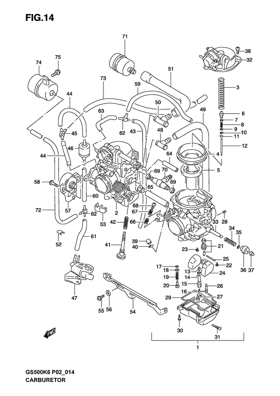 Carburetor assy