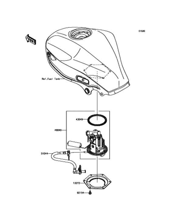 BR250 フューエルポンプ