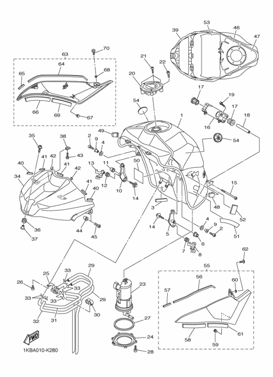 Fuel tank assy