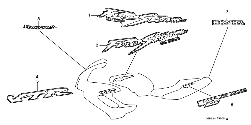 VTR1000F Label read the manual