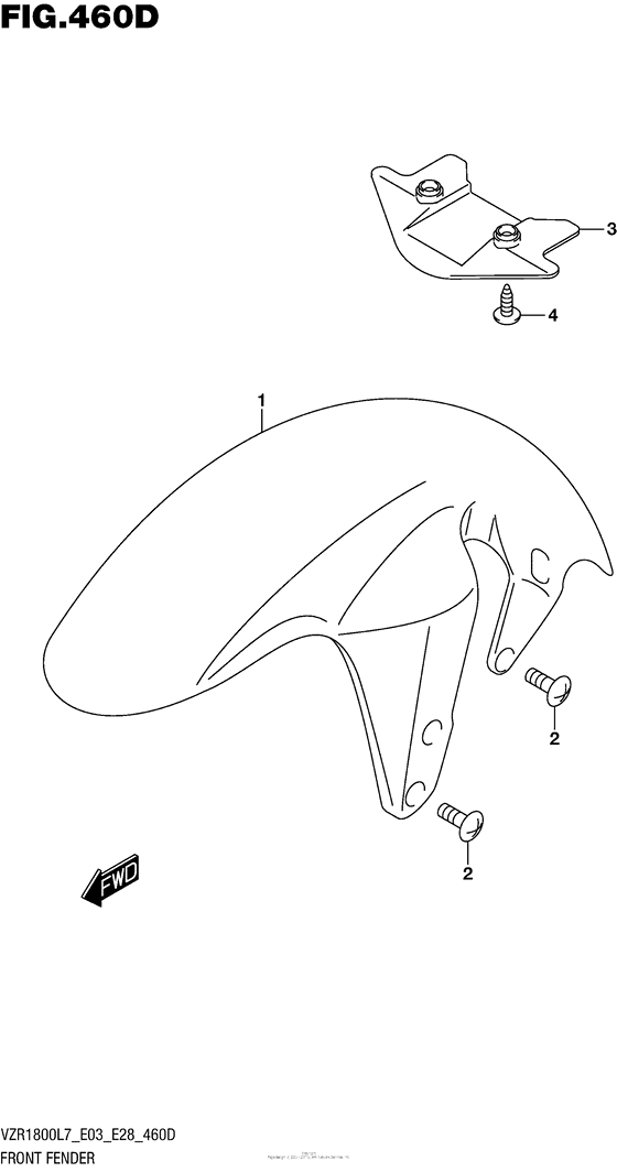 Front Fender (For Pgz) (Vzr1800Bzl7 E28)