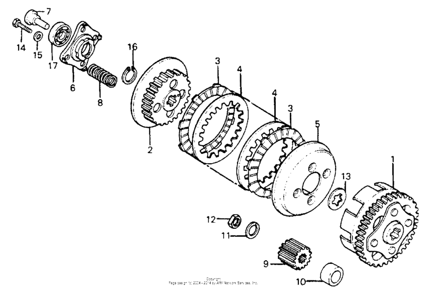 XR75 Сцепление