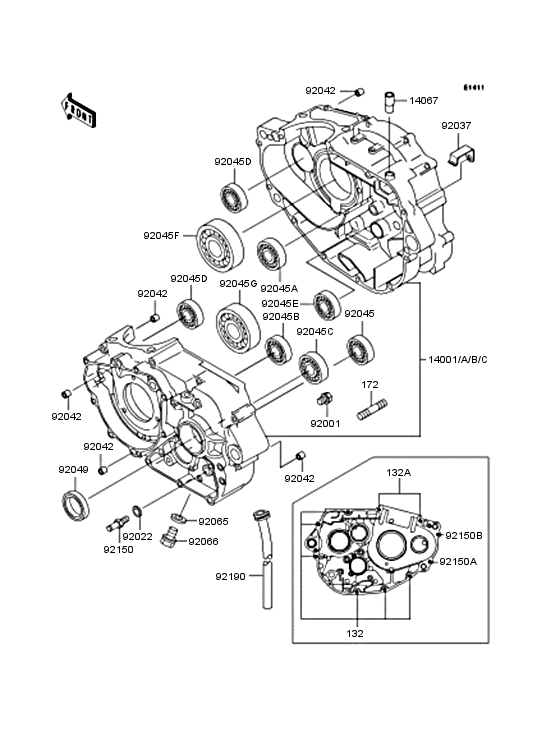 Картер двигателя