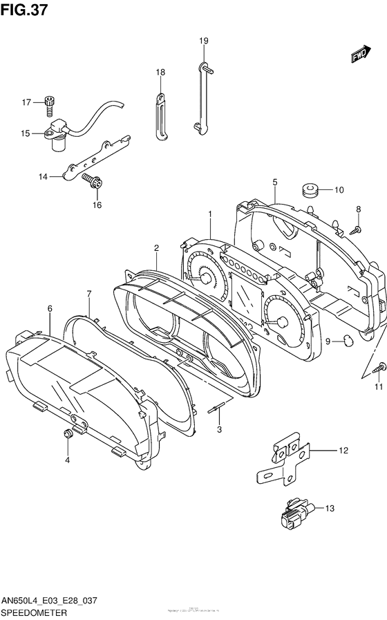 Speedometer (An650L4 E03)