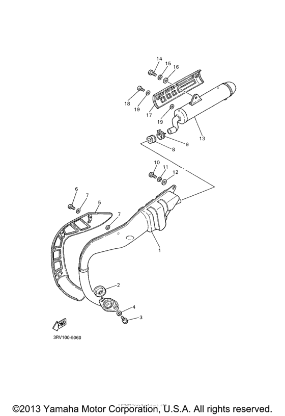 PW80T Выхлопная система