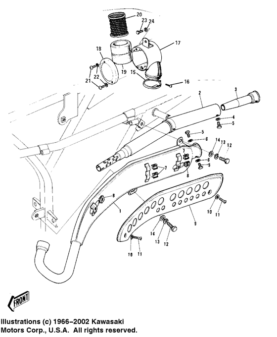 Air cleaner/muffler