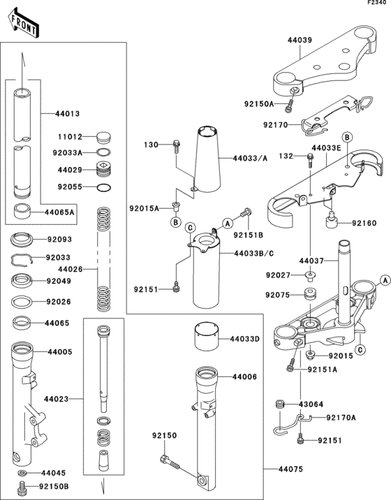 Front fork(1/2)
