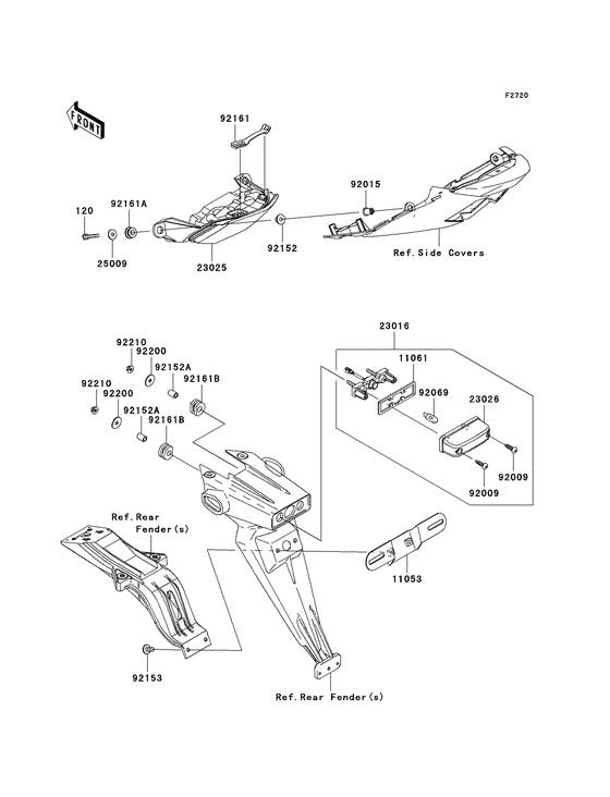 Taillight unit ass`y
