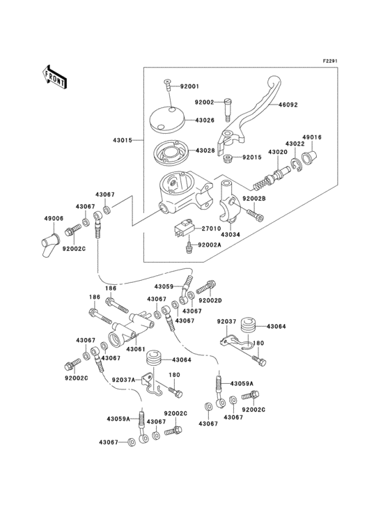 Front master cylinder(p20)