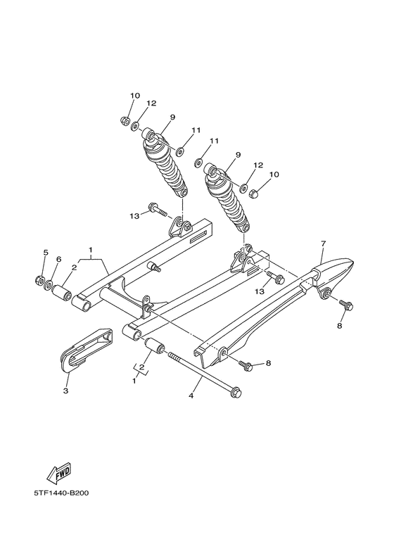 Rear arm & suspension